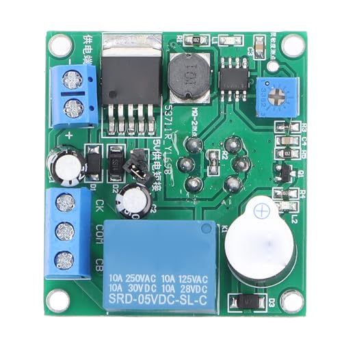 Rauchsensor Modulschalter,PVC Light Sound Alarm Raucher Detektor Alarmmodul DC5 30 V, Rauchsensor Relais Schalter Küche für öffentliche Verkehrsaufbewahrungslager Küchenhotel