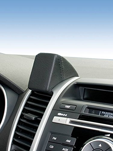 KUDA Handyhalterung passend für Kia Venga ab 03/2010 - Telefonkonsole für Smartphones, Handy, Navi und mehr – Kunstlederkonsole, schwarz, 243365
