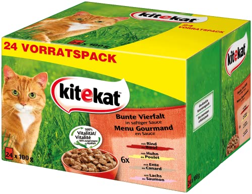Kitekat P.B. M.P. Bunte Vielfalt in Soße 24 x 100g