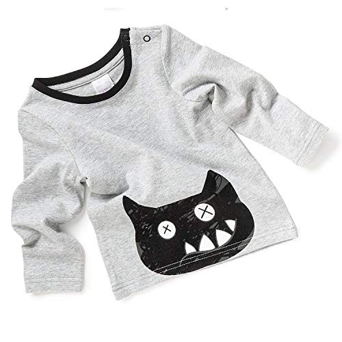 Blade & Rose Crazy Cat Top, Grau, 1-2 Jahre