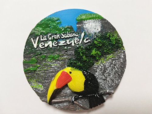 Gran Sabana Venezuela 3D-Kühlschrankmagnet, Reise-Souvenir, Geschenk, Heim- und Küchendekoration, magnetischer Aufkleber, Venezuela-Kühlschrankmagnet