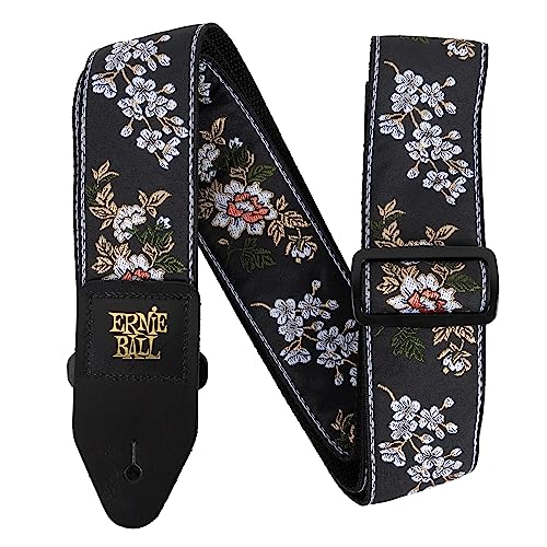 Ernie Ball Jacquard-Gitarrengurt - White Blossom
