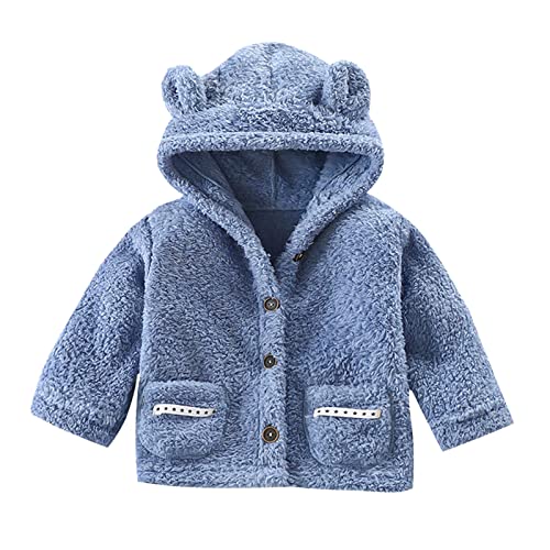 GZSRTT Overall Merinowolle Baby,Babyjacke Mädchen Onesie Kinder Teddy Jacke Jungen Neugeborene Winterkleidung Daihatsu Kapuzenpullover Winteranzug Baby Baby Schneeanzug 0-3 Monate,Warme Jacke Kinder F