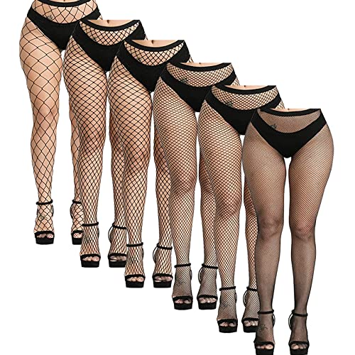 YOGINGO Fishnet Stockings Pantyhose Fishnet High Waist Tights for Women