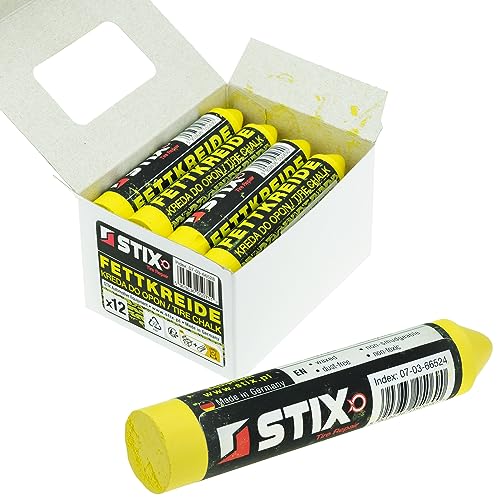 Stix Automotive Equipment 1x Reifenkreide Fettkreide Gelb Reifenkennzeichnung Marker Markierungskreide