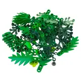 Lego® 50x Pflanzen & Blätter – Sattes Grün für Deine Lego® Welt! Perfekt für Gärten, Wälder & Dschungel