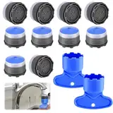 MAEXUS 10 Stück Wasserhahnbelüfter,Eingebauter Wasserhahnbelüfter,perlatoren für Wasserhähne,Wassersparer,Einfache Installation,Kompatibel mit den meisten Wasserhähnen,mit 2 Schraubenschlüssel (M16,5)