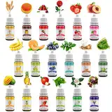 18 Seifenduftöl - Flüssig Duftöl Seifen Duft Set zur Badekugeln, Seifenherstellung, Schleim - Konzentrierte Badebomben Düfte für Kosmetik, Kunst und Handarbeit - 10ml pro Stück