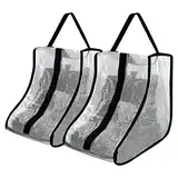2 Paar Tragbare Stiefeltasche mit Griff, Gukasxi Staubdicht und wasserdicht Schuhtasche Stiefel-Organizer Schutztasche Schuhsack für Zuhause und Reisen