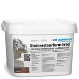 Ruberstein® Steinrestauriermörtel/Reparaturmörtel/Mörtel für Sandstein 5 kg im Eimer (anthrazit)