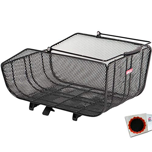 Unix Hinterradkorb Arminio TopKlip 44x28x20cm engmaschig Schwarz Fahrrad