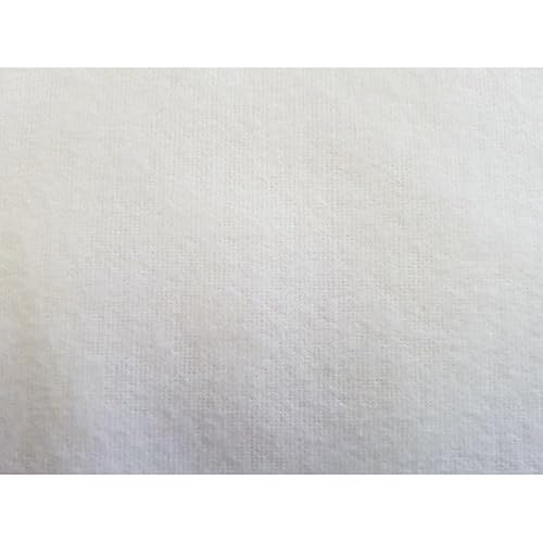 Deko Molton weiß Stoff 100% Baumwolle DIN 4102 B1 schwer entflammbar 300 cm breit 2 mm dick Meterware Vorhänge Hintergrund Fotostudio Messe Theater Kino Moltonstoffe Baumwollstoffe zum Dekorieren
