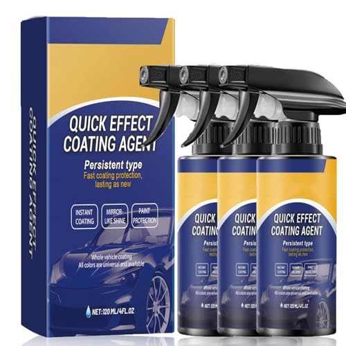 Quick Effect Coating Agent for Car, Das hocheffiziente Keramik-Beschichtungsspray, das Reparatur, Schutz und Aufhellung vereint, repariert Kratzer und Abnutzungserscheinungen schnell (3)