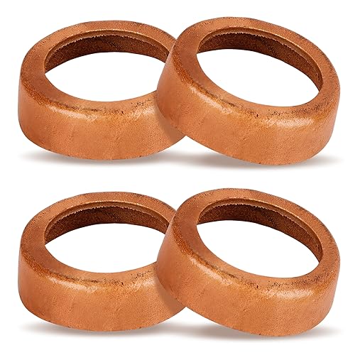 4 Stück Kolbenmanschetten für Schwengelpumpe Gartenpumpe Handpumpe Typ 75 Ledermanschette Handpumpe Ersatzteile Brunnenpumpe, Lederdichtung Typ 75