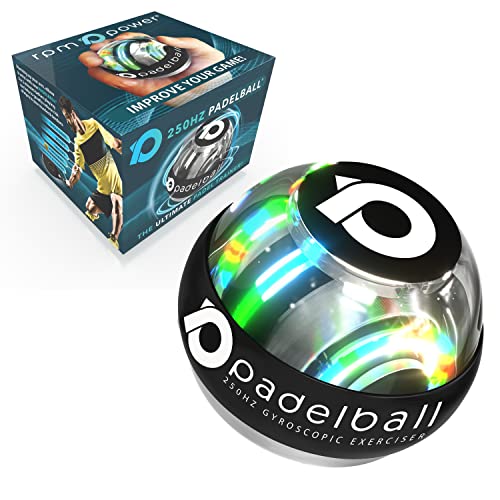 RPM Power Padelball Trainingskugel für Arm, Ellenbogen und Handgelenk, mit Gyroskop, reduziert Verletzungsrisiko, für Männer und Frauen auf jeder Ebene