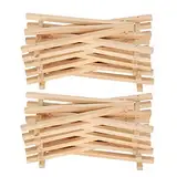 Xolsurg 20pcs Mini Holzausstellung Eundendealmalerei Stativ dekorative Display für Kunstveranstaltung
