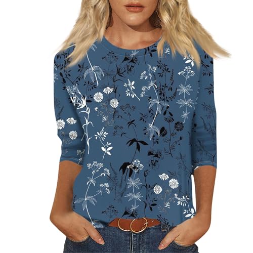 Langarmshirt Damen Fashion Tops Shirt Damen Casual Oberteile Musselin Bluse Damen T Shirts Flanellhemd Damen Elegant Longshirts Blusen & Tun Für Damen Blusenrock（4-Dark Purple,3XL