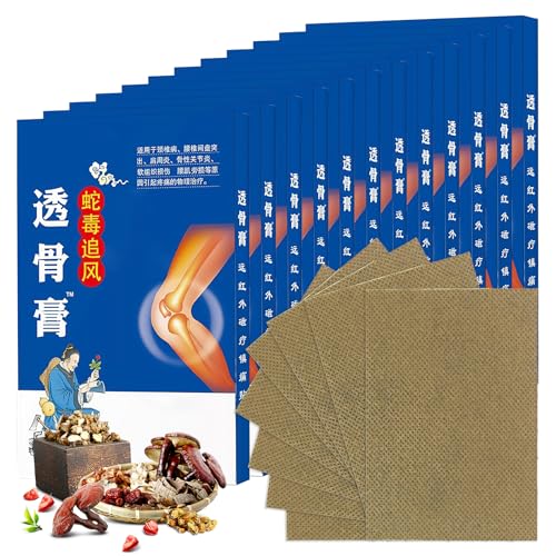 Schmerzlinderung Patch, 96 Stück Chinesische Ferninfrarot Pflaste, Schmerzlinderung Pflaster, Schmerzpflaster, Arthritis Linderung Patch, Schmerzlinderungspflaster Für Knie Rückenschmerzen Muskelkater