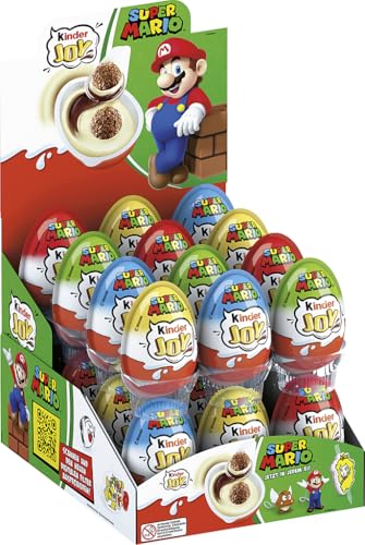 Kinder Joy – Überraschungsei mit leckerer Milch- und Kakaocreme, Knusperkugeln und 1x Spielzeug oder einer beliebten Sammelfigur – 24 kinder Joy à 20 g