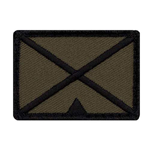 Café Viereck ® Bundeswehr Gebirgsjäger Taktik Zeichen Gestickt mit Klett - 5 cm x 3,5 cm
