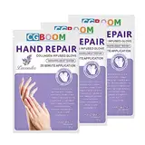 Handmasken, 3 Paar feuchtigkeitsspendende Handschuhe, Peeling-Handmasken, pflegende, weiche Handpflege, für trockene und rissige Hände (Classic)