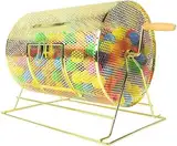 GWWBD Lotterie-Ziehmaschine, Lotterie-Maschine Bingo-Käfig, Metall-Raffle Drum Spin Machine, Bingo Lotterie Party Lucky Draw Spendenaktion für Lotterie, Werbeaktivitäten