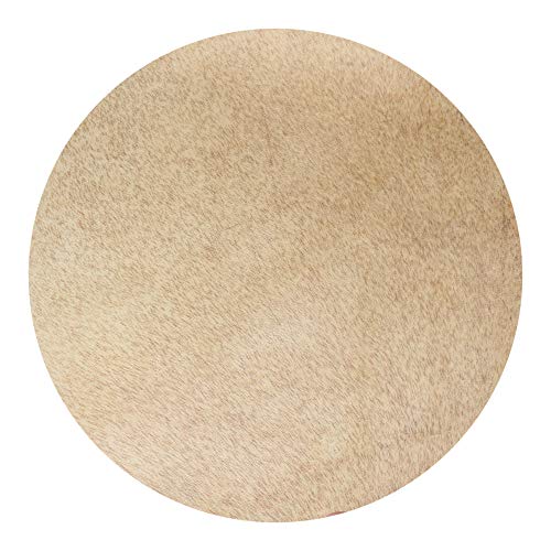 BQLZR Trommelfell aus Ziegenleder, 35 cm Durchmesser, für 25,4 cm (10 Zoll) afrikanisches Tamburin-Trommelfell