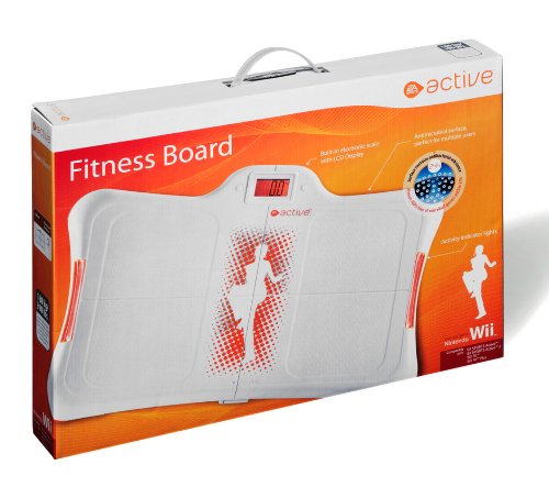 Wii Premium Fitness Board, weiss - orange E.A. Sports Active Edition