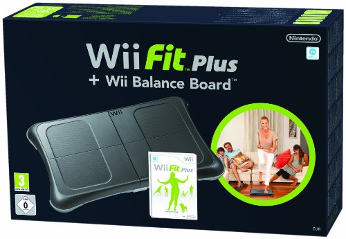 Wii Fit Plus inkl. Balance Board (schwarz) - [Nintendo Wii]