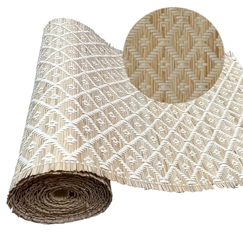 YJMYGS Natürliches Rattan-Gurtband 35x100cm (Multi-Size), Bio-Rattan Geflecht für Möbelreparatur, Wiener Geflecht DIY, Bastelprojekte & Heimdekoration (Ökologisch, Langlebig)(45x150cm)