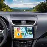 [4+64G] SIXWIN Android 13 Autoradio mit CarPlay/Android Auto/Mirror Link für Suzuki Swift 2011-2017 Suzuki Ertiga 2012-2017,9 Zoll HD Touchscreen Unterstützt WiFi GPS Bluetooth 5.0 FM/RDS 32EQ