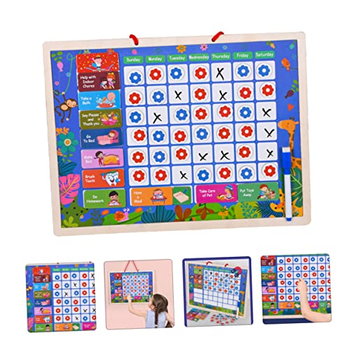 STOBOK Belohnungstabellen Für Den Kinderplaner Zeitplantafel Für Kinder Aufgabentabelle Für Den Tagesablauf