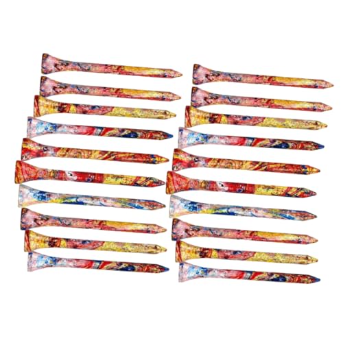 Milisten 20 Stück Golfstifte Golfmatte Golfausrüstung Golfhandtuch Golf-Übungsmatten Golfhut Golf Clubs golfschlager Golfschläger Golf-Spikes kleine Golfspikes Golf Spike Lotusbaum Colorful