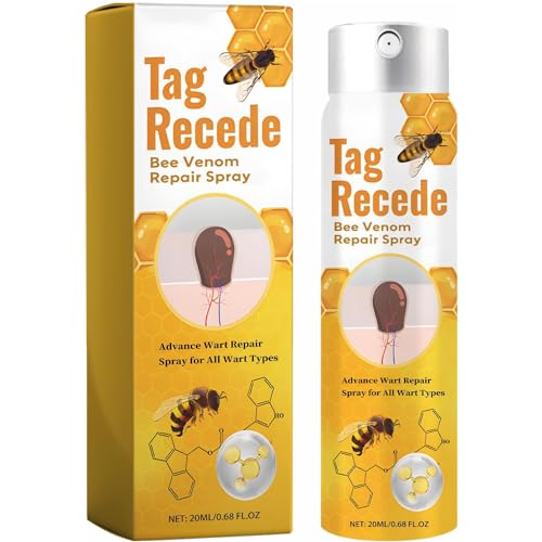 Tag Recede Bienengift, Tag Recede Bienengift Behandlungsspray, 20 ml Moondar Tag Entferner Spray (1 Stück)