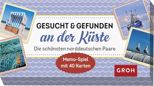 Gesucht & gefunden an der Küste - die schönsten norddeutschen Paare: Memo-Spiel mit 40 Karten (Regionale Memo-Spiele)