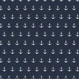 ® Baumwollstoff Anker Navy Blau Webware Meterware Popeline OEKOTEX 150cm breit - Ab 0,5 Meter