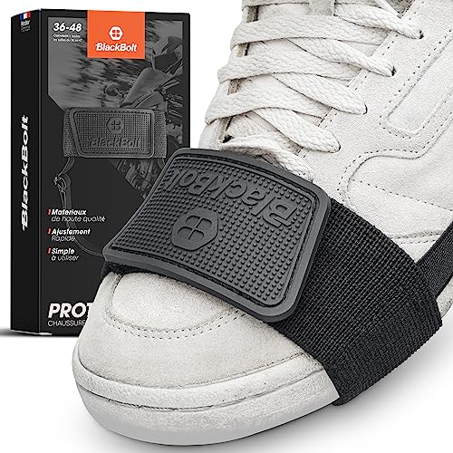 BlackBolt Aramid-Schutz für Motorrad-Schuhe, Geschwindigkeitsschalter für Stiefel und Schuhe, Motorrad, Schalthebel, Motorradzubehör, verstellbar von 36 bis 48