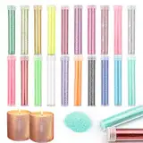 20 Farben Glitzer Basteln, Schillerndes Glitzerpulver Set, Glitzerpulver zum Basteln, Schimmernder Glitzerpuder, Extra Feiner Glitzer für Nagelkunst, Körper, Karten und Party-Dekoration (je 5g)