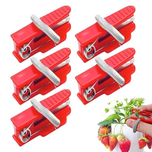Daumen-Gartenschneider,Daumenschneider | Garten-Fingerzangen 5 Stück,Finger-Obstpflücker, Handschere zum Trennen von Gemüse, Ernte, Pflücken, Bauernhof, Garten, Tomaten, Obstgarten, Orangen, Zitrusfrü