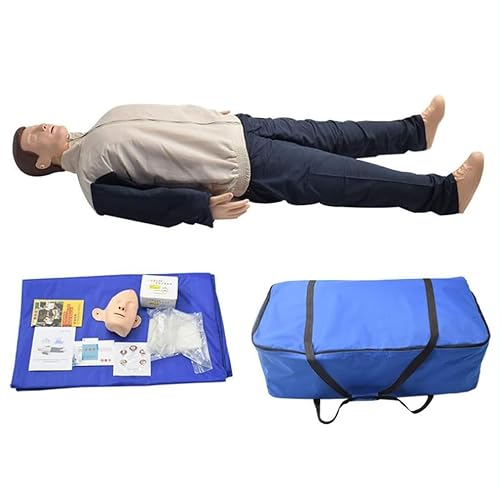 ZMIN Reanimationspuppe Erste Hilfe, CPR Übungspuppe Trainingspuppe, kardiopulmonaler Wiederbelebungssimulator für medizinische pädagogische Trainingshilfe