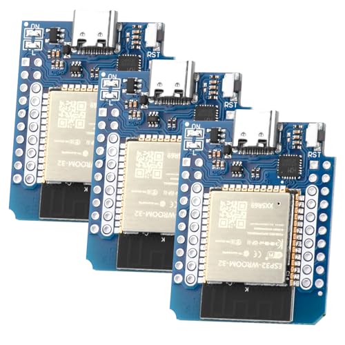 3 Stück Mini für ESP32 Development Board NodeMCU WiFi Bluetooth Entwicklungsboard CH9102F Chip kompatibel Arduino IDE
