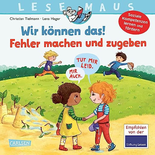 LESEMAUS 134: Wir können das! Fehler machen und zugeben: Fröhliches Bilderbuch für Kita-Kinder ab 3 | spielerische Förderung sozialer Kompetenzen (134)