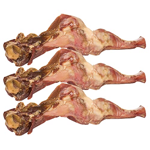 Schecker Kauknochen - Italienischer Schinkenknochen XXL je Mind. 600g ca. 40-50cm - Edelschinken Knochen mit viel Fleisch