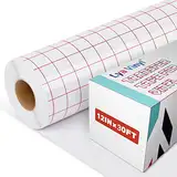 Lya Vinyl Transferfolie Plotter für Plotterfolie, 30,5cm x 919cm Übertragungsfolie Plotter for Cricut, Silhouette Cameo - Cricut Transferfolie für Partydekoration, Becher, Fenster und Aufkleber