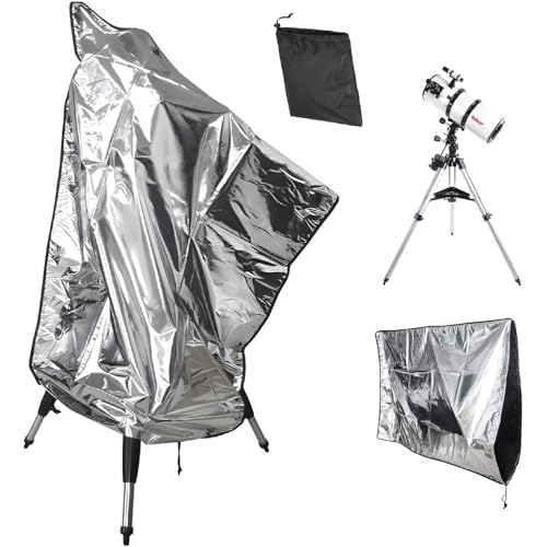 Teleskop Abdeckung,120*160CM Outdoor Teleskop Abdeckung,210DTeleskop Staubschutz,wasserdichte PU-Schicht, Wetterfest, Wasserdicht, UV-Beständig und Reißfest,Schützt Ihr Teleskop Vor und Feuchtigkeit