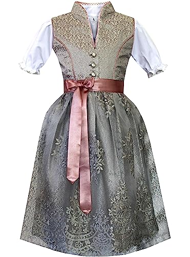 Alpenmärchen Kinderdirndl aus exklusiver Kollektion inkl. Schürze und Bluse - ALM-K972_146