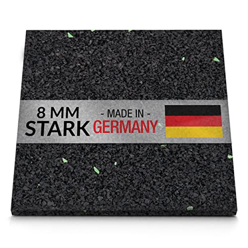 25 Stück 8 mm 90 x 90 mm Terrassenpad, Terrassenpads aus Gummi – Unterlagepads für die Unterkonstruktion ihrer Terrassen Balkon oder Gartenhütte