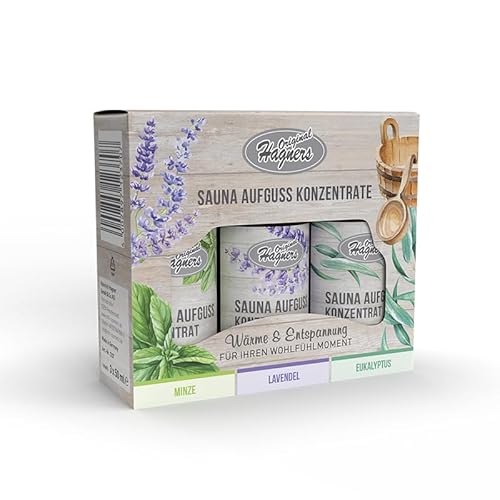 Original Hagners Sauna-Aufguss-Konzentrate (3 x 50 ml)