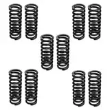 10 Stück 65Mn Federstahl Druckfeder 0.9x5x15mm(0.9mm Drahtdurchmesser x 5mm Außendurchmesser x 15mm Länge)
