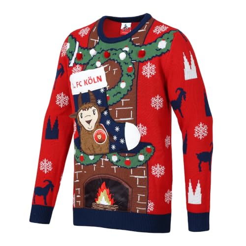 1. FC Köln Schäbbisch Pulli Weihnachtssocke Gr. 2XL
